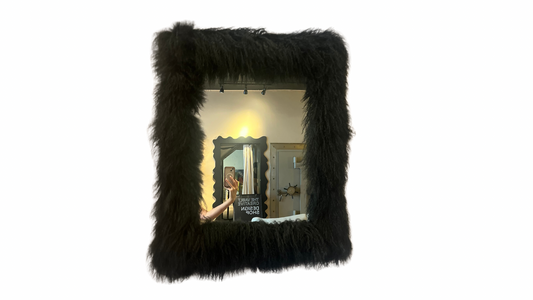 Fluffy Fur Mirror