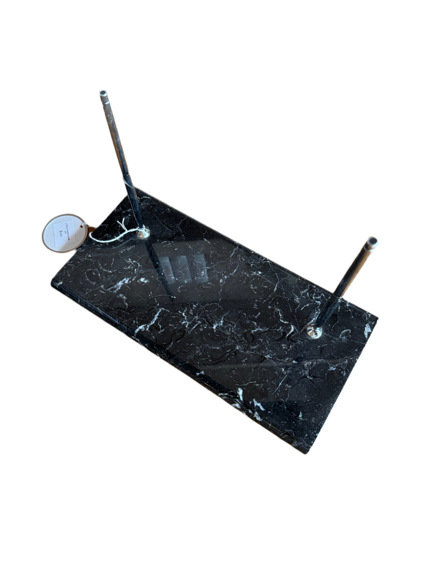3 Piece Marble Desk Set