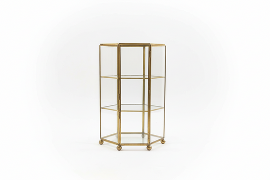 Glass jewelry cabinet