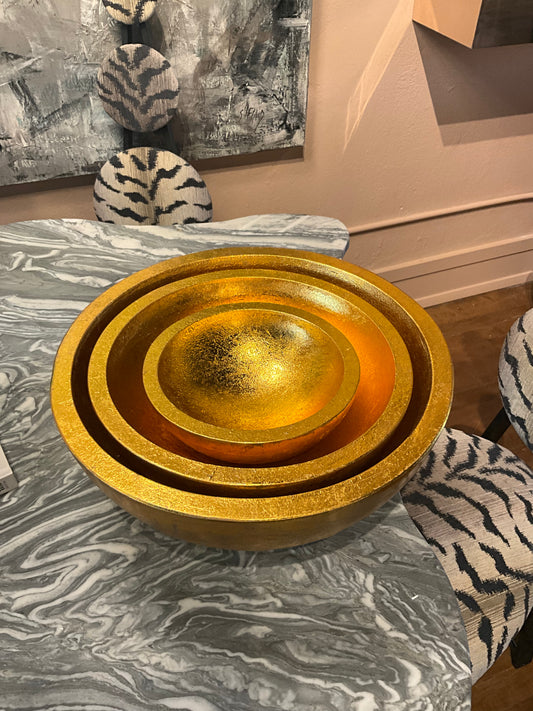 Medium Gold Nesting Bowl