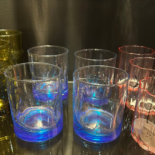Vintage blue cocktail (set of 4)