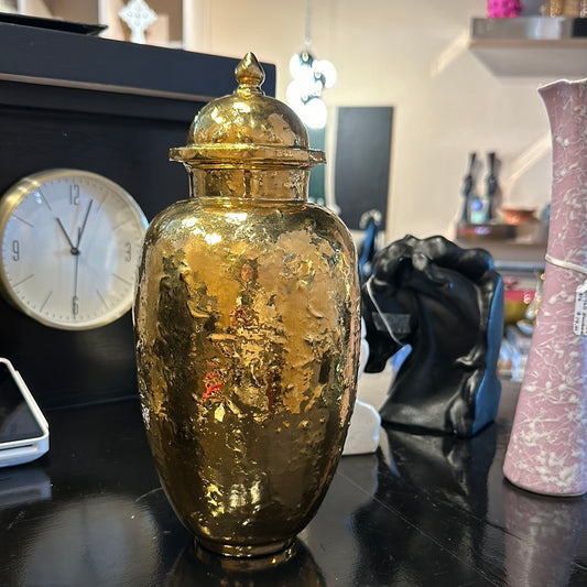 Gold Ceramic Vessel