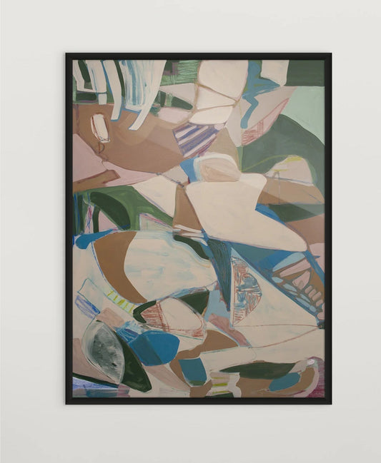 ST Abstract Framed Canvas